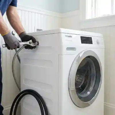 Preventative maintenance on a Whirlpool washing machine.